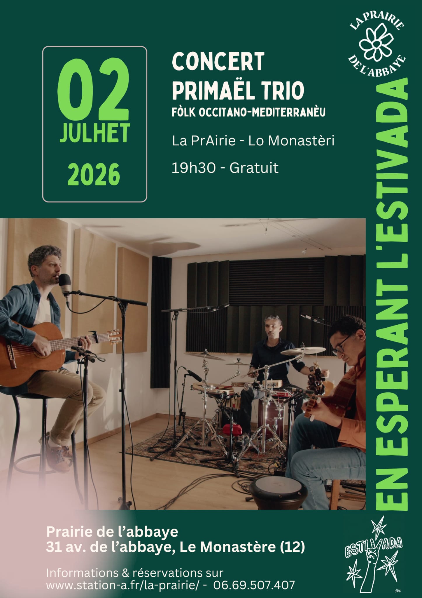Primaël en esperant l'Estivada Janada 2026